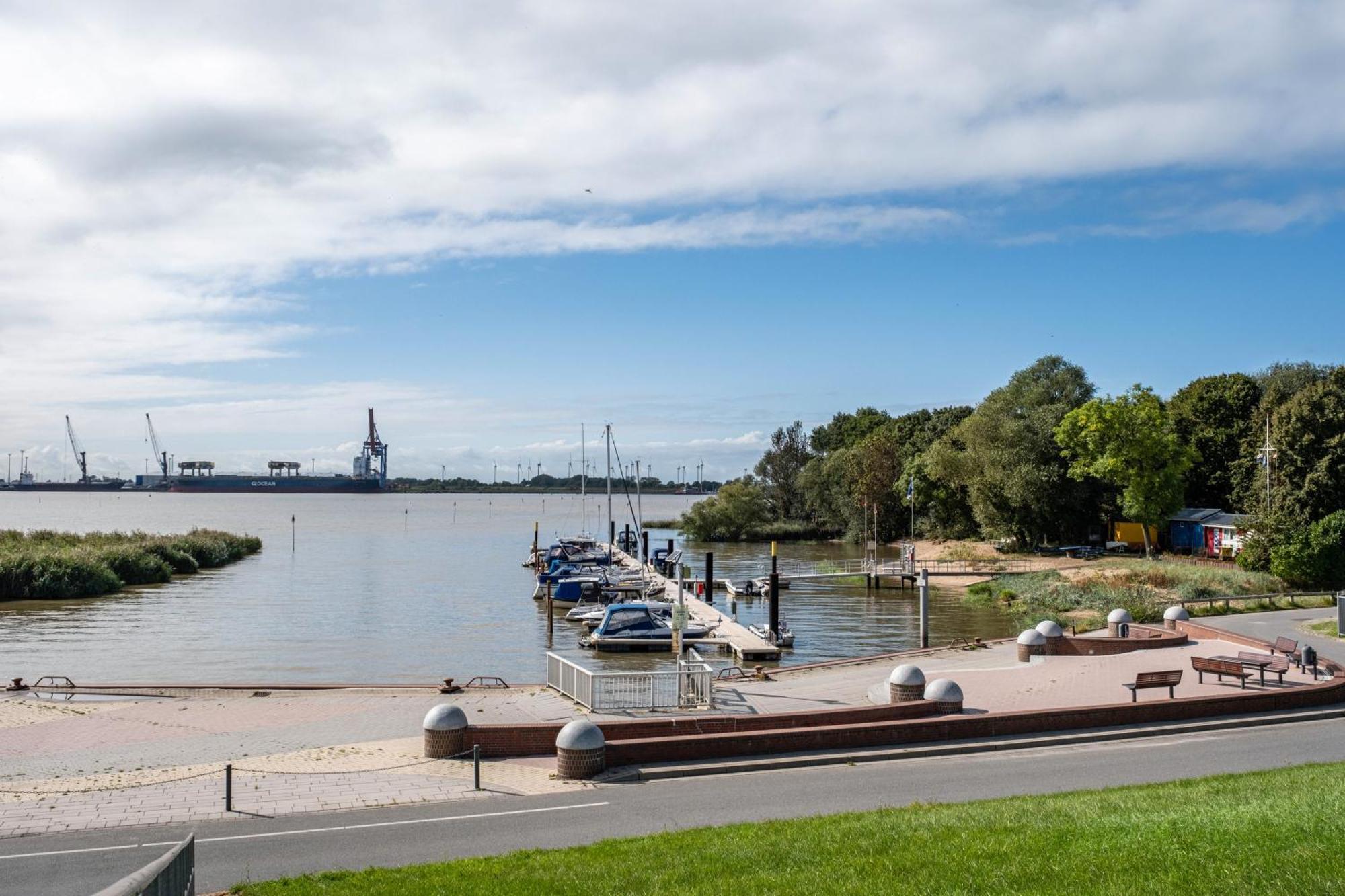 Ferienwohnung Flut Am Weserstrand Sandstedt Zewnętrze zdjęcie